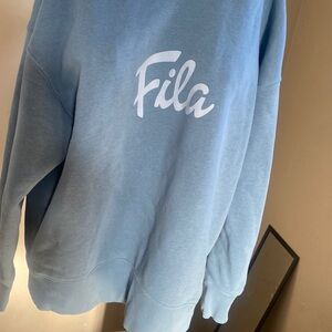 Fila light blue collar sweater